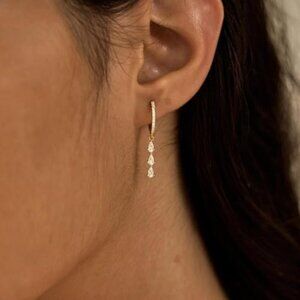 Gold Dangle Earrings for‎ Women